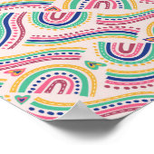 colourful poster design features a vibrant rainbow (Ecke)