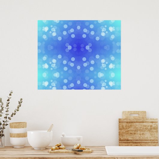 colourful poster design features a vibrant rainbow (Küche)