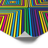 colourful poster design features a vibrant rainbow (Ecke)