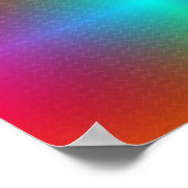 colourful poster design features a vibrant rainbow (Ecke)