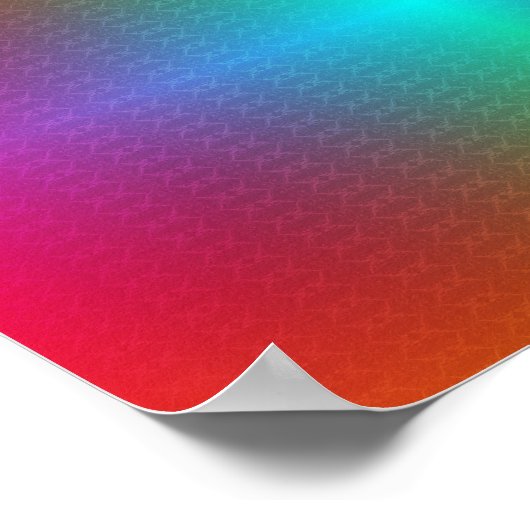 colourful poster design features a vibrant rainbow (Ecke)