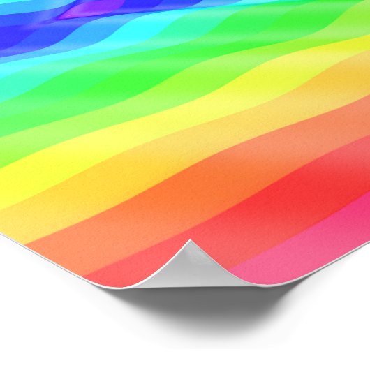 colourful poster design features a vibrant rainbow (Ecke)