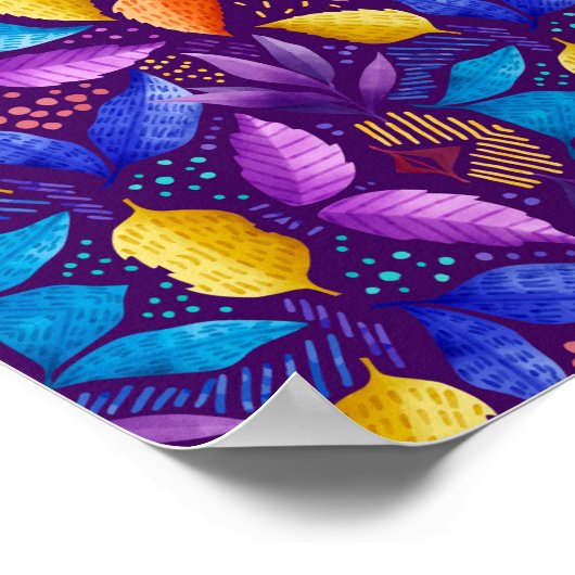 colourful poster design features a vibrant rainbow (Ecke)