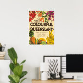 Colourful Queensland, Australia Poster (Heimbüro)