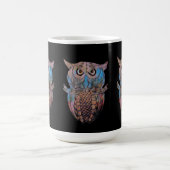 Colourful Quirky Owl Mug Coffee Tea Kaffeetasse (Mittel)