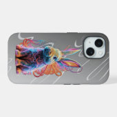 Colourful Rabbit phone case iPhone 15 Hülle (Rückseite (Horizontal))
