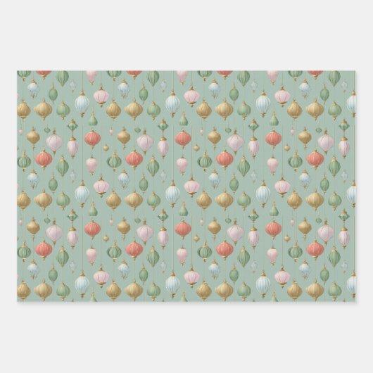 Colourful Ramadan & Eid Lantern Wrapping Paper Geschenkpapier Set (Vorderseite 3)