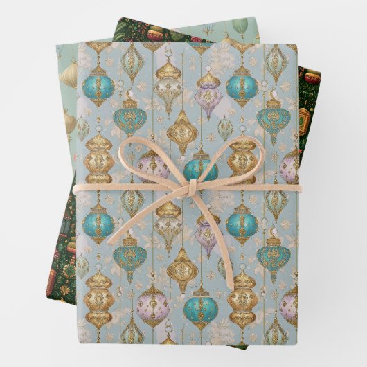 Colourful Ramadan & Eid Lantern Wrapping Paper Geschenkpapier Set (Beispiel)
