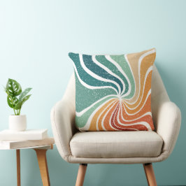 Colourful Retro Patterned Style Kissen