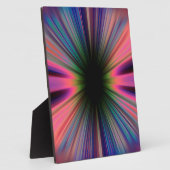 Colourful sunburst rays fotoplatte (Seite)