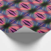 Colourful sunburst rays geschenkpapier (Ecke)