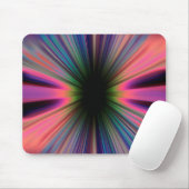 Colourful sunburst rays mousepad (Mit Mouse)