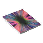 Colourful sunburst rays notizblock (angewinkelt)