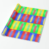 Colourful Test Tubes Geschenkpapier (Ungerollt)
