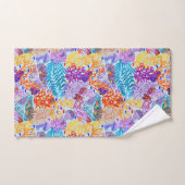 Colourful Underwater World Badhandtuch Set (Handtuch)