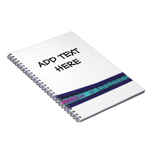 colourful zip design notizblock (Rechte Seite)