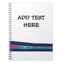colourful zip design 