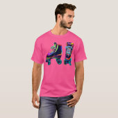Colourfull Roller Skate Rollerskate Skating T-Shirt (Vorne ganz)