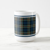 Colquhoun - Calhoun Clan Tartan Kaffeetasse (VorderseiteRechts)