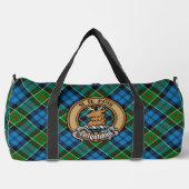 Colquhoun-Clan-Wappen über Tartan Duffle Bag (Vorderseite)