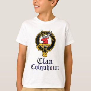 Colquhoun nennen schottischer Wappentartan-Clan T-Shirt