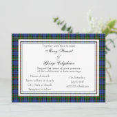 Colquhoun Scottish Wedding Einladung (Stehend Vorderseite)
