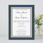 Colquhoun Scottish Wedding Einladung (Stehend Vorderseite)