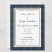 Colquhoun Scottish Wedding Einladung (Vorderseite)