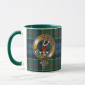 Colquhoun Tartan & Abzeichen Tasse (Links)