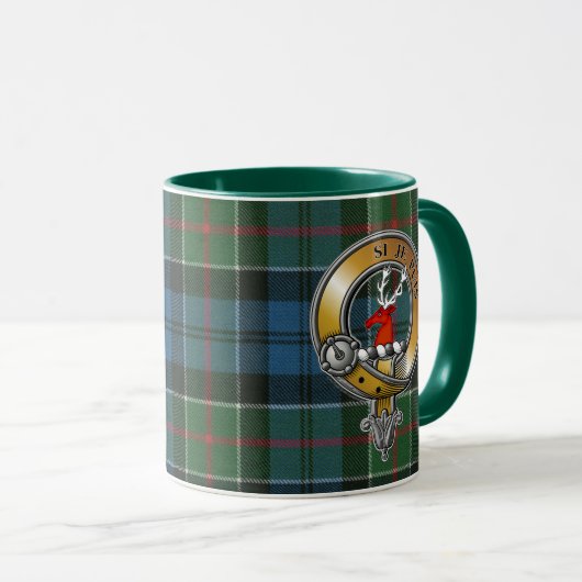 Colquhoun Tartan & Abzeichen Tasse (VorderseiteRechts)