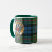 Colquhoun Tartan & Abzeichen Tasse (Vorderseite Links)
