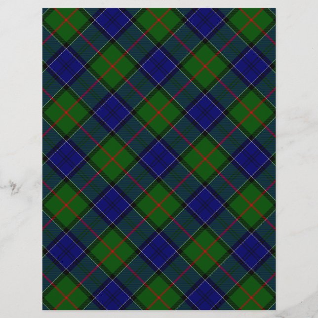 Colquhoun Tartan Blau kariert (Vorderseite)