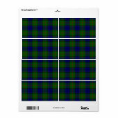 Colquhoun Tartan Blau kariert (Vorne)