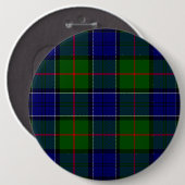 Colquhoun Tartan Blau kariert Button (Vorne & Hinten)