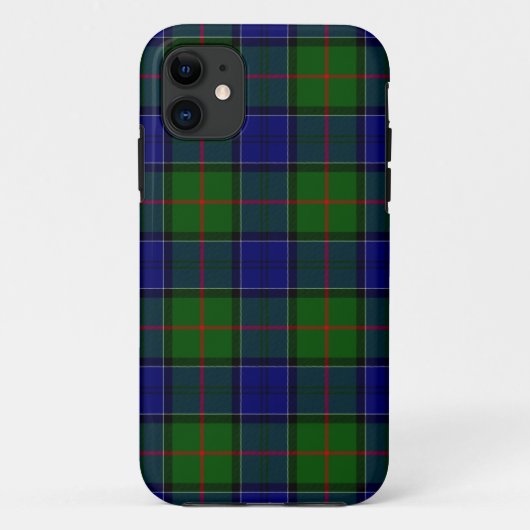 Colquhoun Tartan Blau kariert Case-Mate iPhone Hülle (Rückseite)