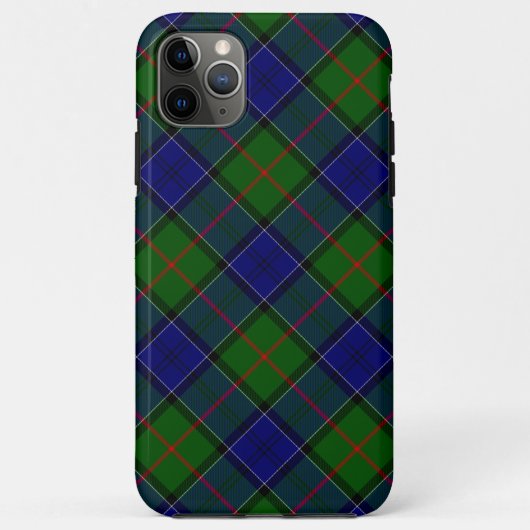 Colquhoun Tartan Blau kariert Case-Mate iPhone Hülle (Rückseite)