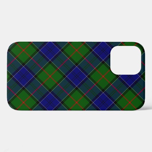 Colquhoun Tartan Blau kariert Case-Mate iPhone Hülle (Rückseite (Horizontal))