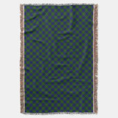Colquhoun Tartan Blau kariert Decke (Vorderseite Vertikal)