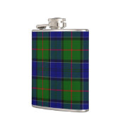 Colquhoun Tartan Blau kariert Flachmann (Links)