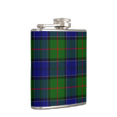 Colquhoun Tartan Blau kariert Flachmann (Rechts)