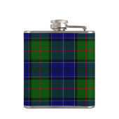 Colquhoun Tartan Blau kariert Flachmann (Rückseite)