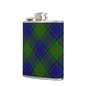 Colquhoun Tartan Blau kariert Flachmann (Links)