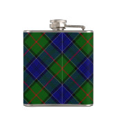 Colquhoun Tartan Blau kariert Flachmann (Rückseite)