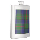 Colquhoun Tartan Blau kariert Flachmann (Rechts)