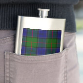 Colquhoun Tartan Blau kariert Flachmann (Beispiel)
