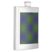 Colquhoun Tartan Blau kariert Flachmann (Rechts)