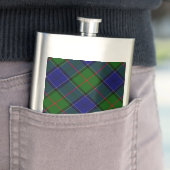 Colquhoun Tartan Blau kariert Flachmann (Beispiel)