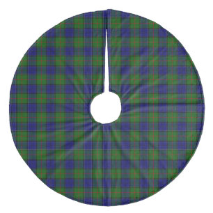 Colquhoun Tartan Blau kariert Fleece Weihnachtsbaumdecke