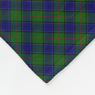 Colquhoun Tartan Blau kariert Fleecedecke