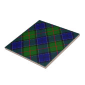 Colquhoun Tartan Blau kariert Fliese (Seite)